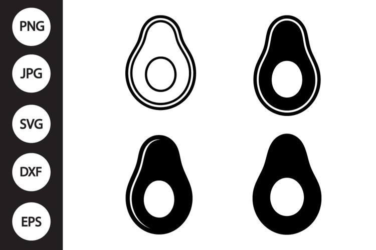 Avocado SVG, Avocado Clipart