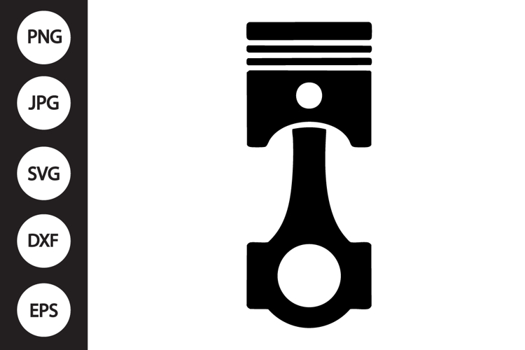 Engine Piston SVG