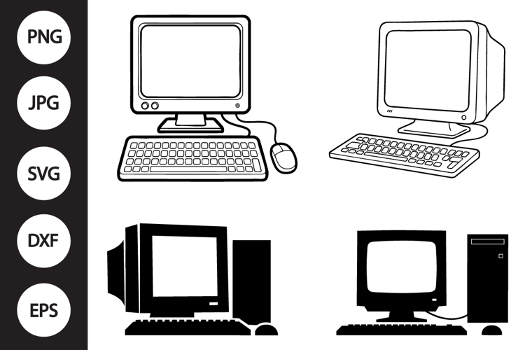 Computer Silhouette Image 6