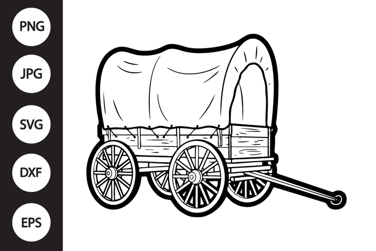 Covered Wagon SVG