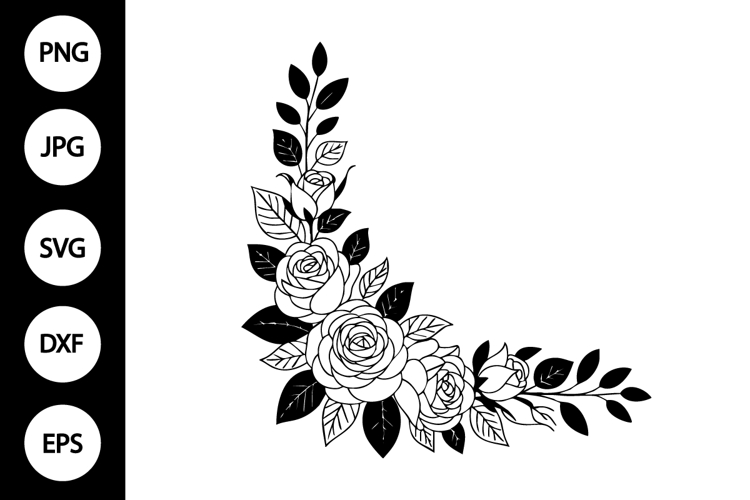 Floral Corner Svg Image 5