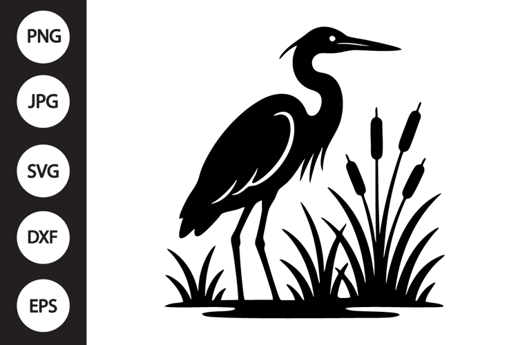 Heron Clipart Image 19