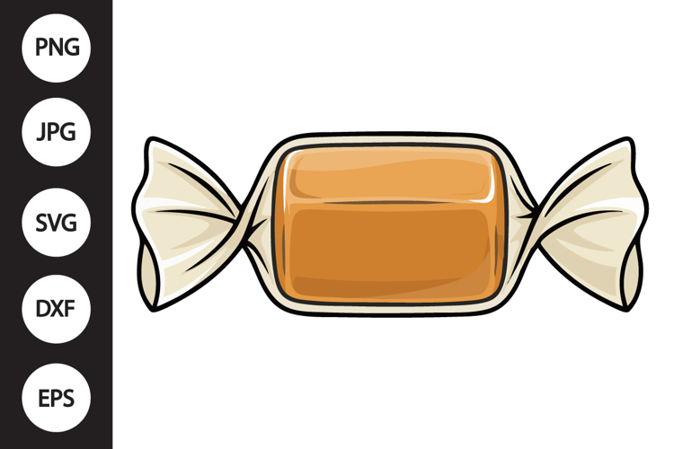 Caramel Candy SVG