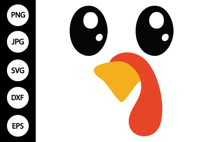 Turkey Face Svg Image 10