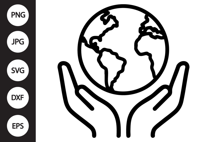Globe Silhouette Image 12
