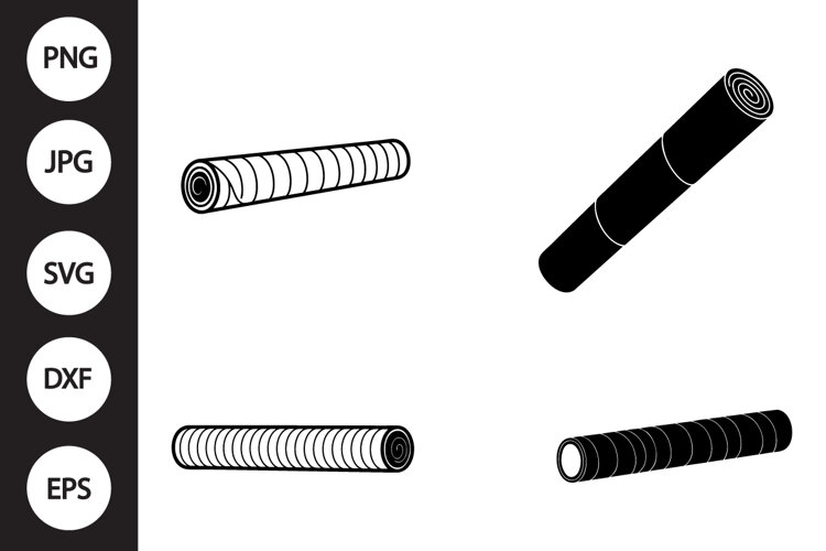 Chocolate Wafer Roll SVG, Chocolate Wafer Roll Clipart example image 1