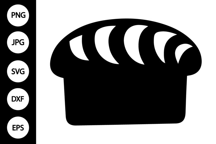 Silhouette Bread SVG