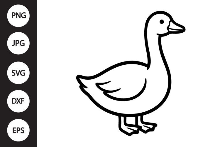 Cute Goose SVG