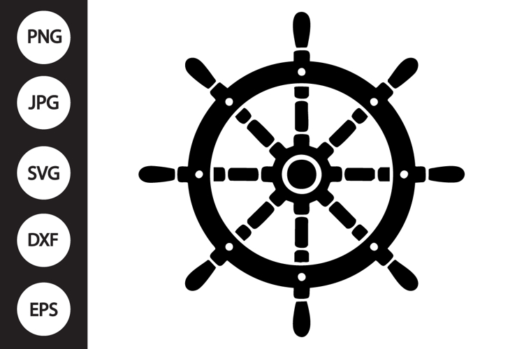  Ship Wheel SVGs Image 2