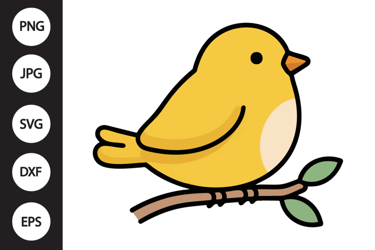 Canary Bird SVG