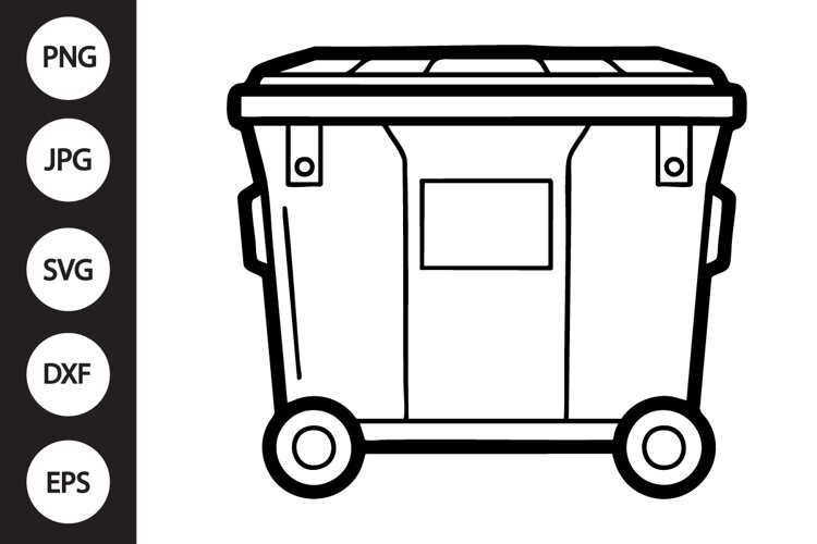 Dumpster SVG example image 1