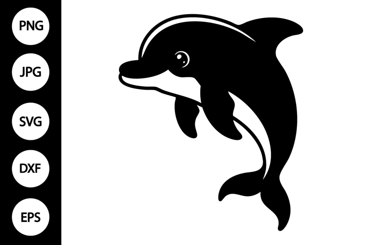 Cute Dolphin Clipart Image 2