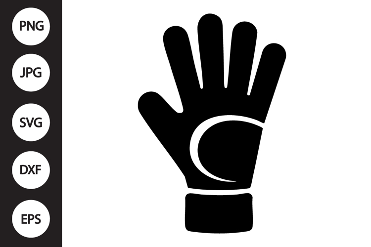 Goalkeeper Glove Silhouette SVG