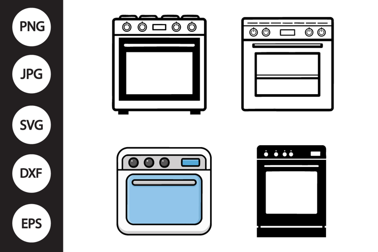 Oven SVG, Oven Clipart