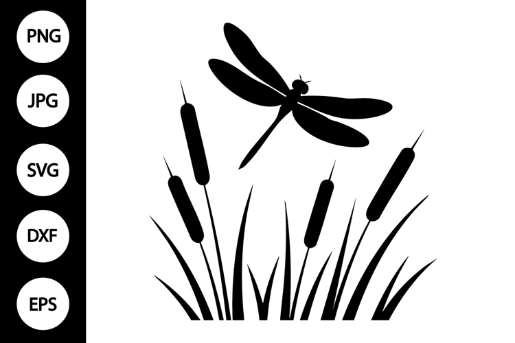 Dragonfly Silhouette Image 22