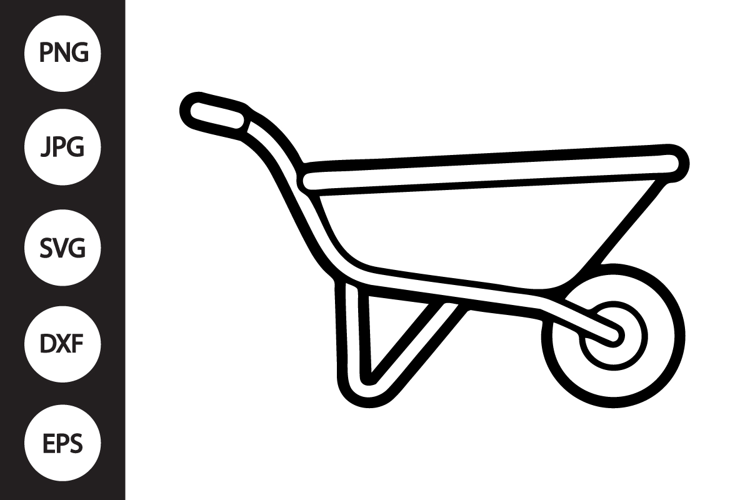 Wheel Barrow SVG