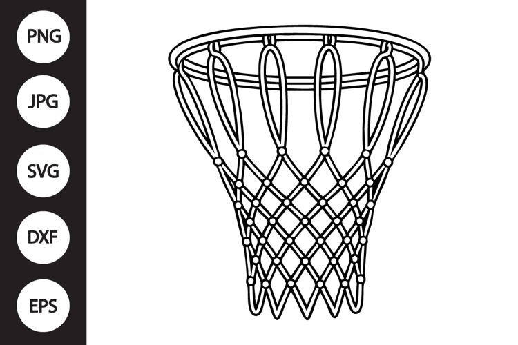 Basketball Hoop SVG example image 1