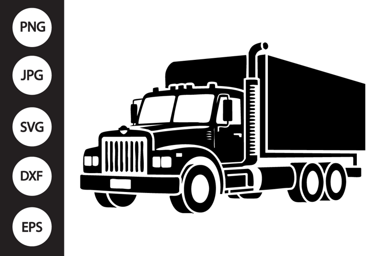 Silhouette truck svgs Image 5