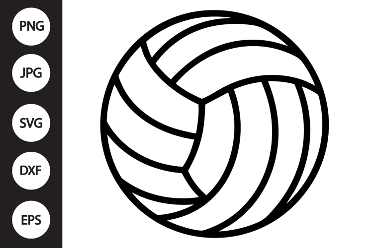Volleyball Silhouette Image 5