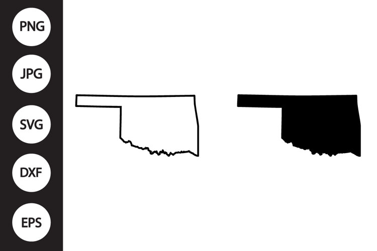 Oklahoma State SVG, Oklahoma State Clipart example image 1