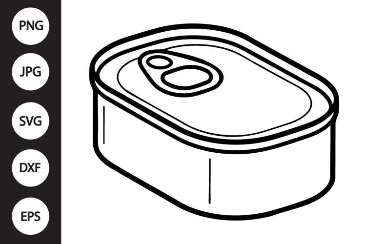 Sardine Can SVG