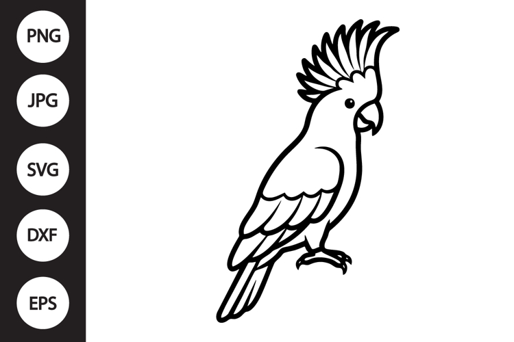 Cockatoo Bird SVG