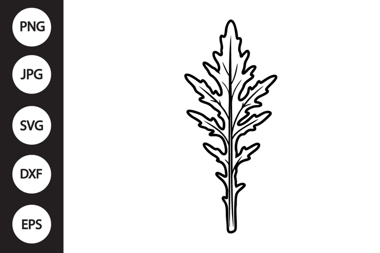 Mizuna Lettuce SVG