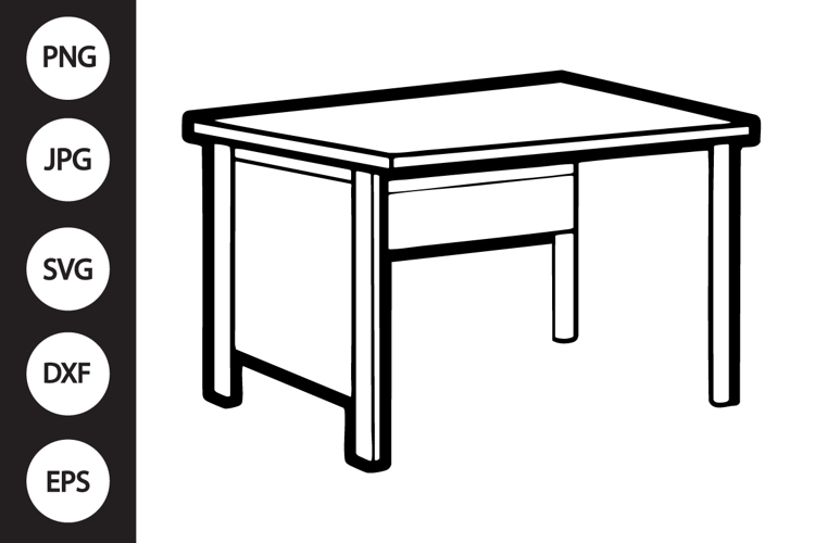 Office Desk SVG