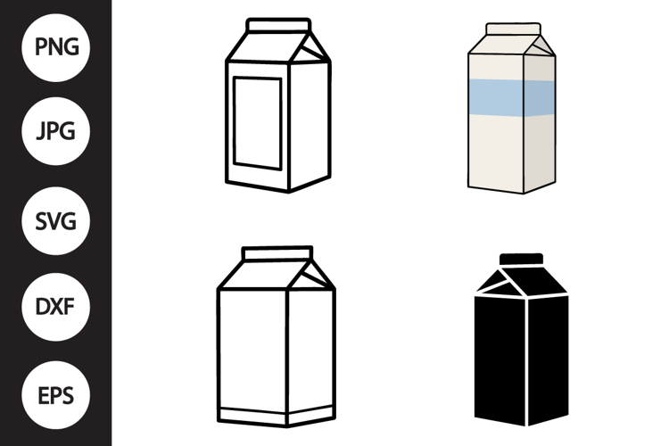 Milk Carton Clipart