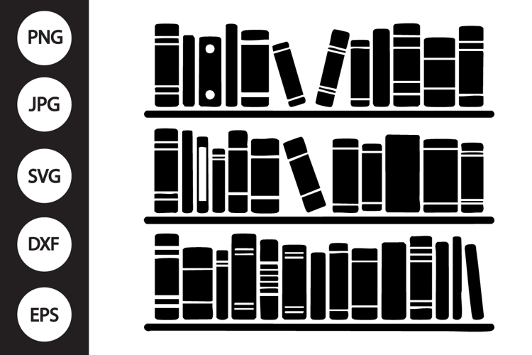Bookshelf Clipart Image 2