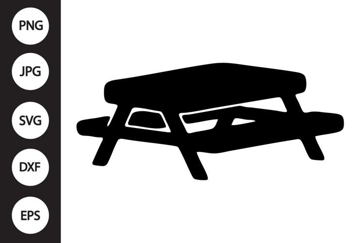 Picnic Table Clipart Image 2