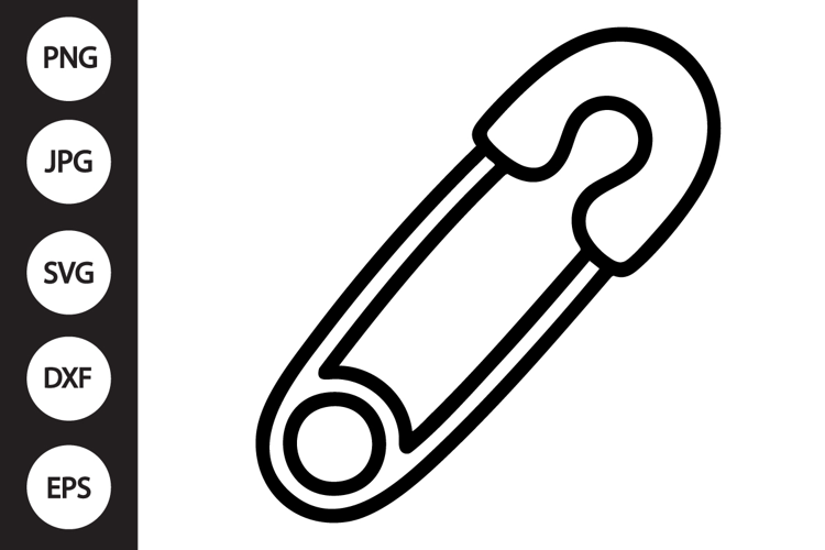 Safety Pin SVG