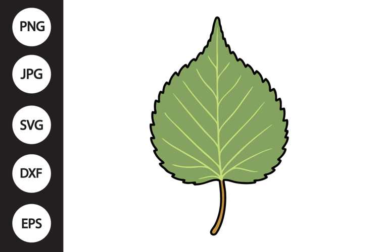 Birch Leaf SVG