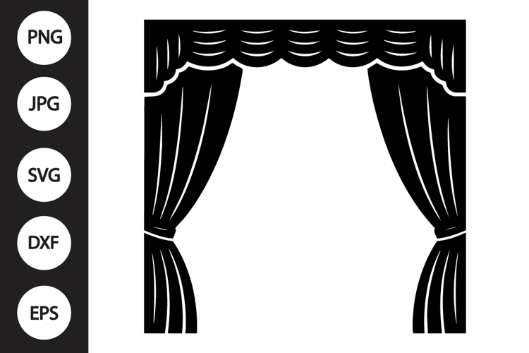 Stage Curtain SVG example image 1