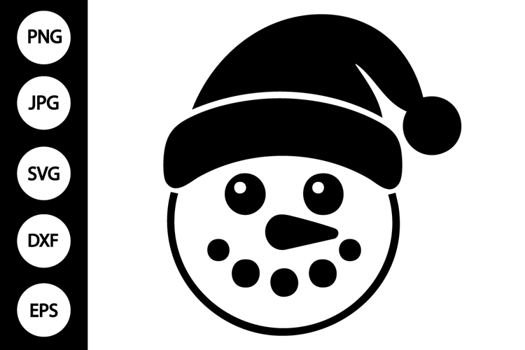 Silhouette Snowman Svg Image 19