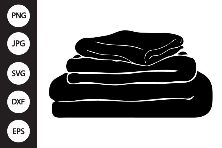 Stack of Towels SVG example image 1