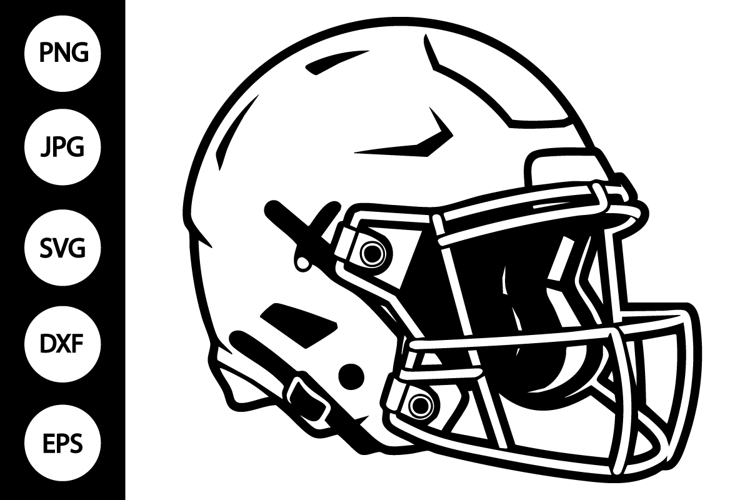 Football Helmet SVG