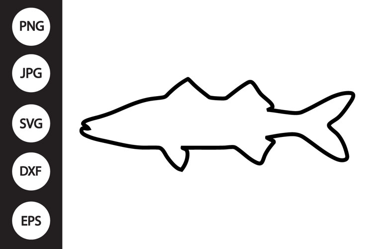 Snook Fish SVG example image 1