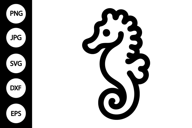 Seahorse Coloring Page Image 2