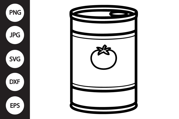 Tomato Soup Can SVG