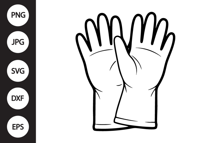 Rubber Gloves SVG