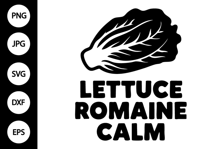 Lettuce Romaine Calm SVG