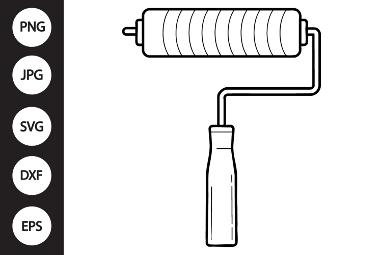 Paint Roller SVG