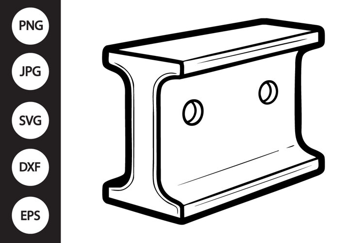 Steel Beam SVG example image 1