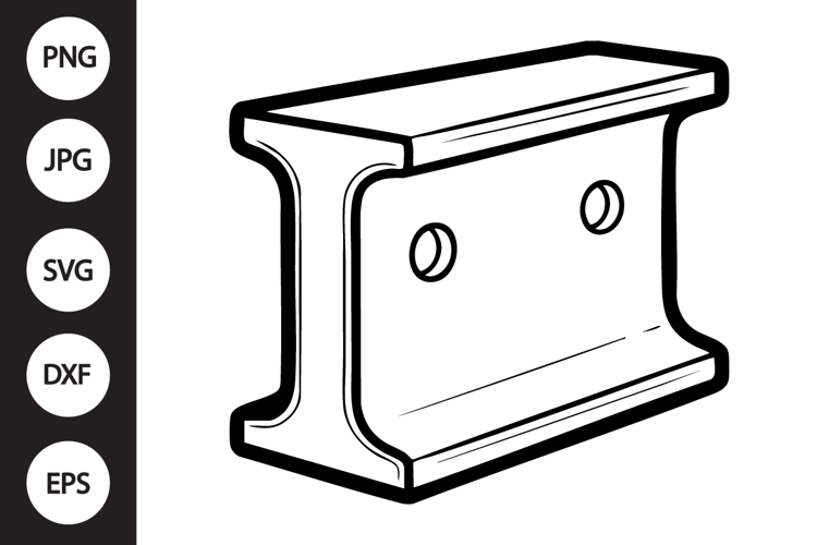 Steel Beam SVG