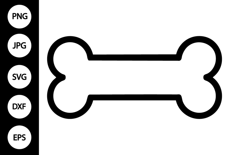 Dog Bone Silhouette