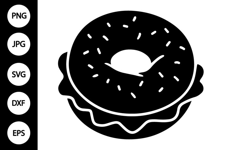 Silhouette Bagel SVG