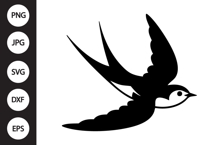 Swallow Silhouette Image 3