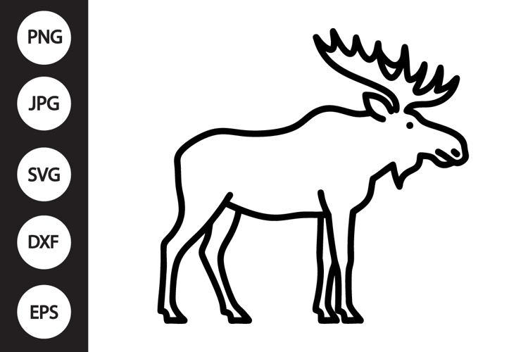 Moose Silhouette Image 5