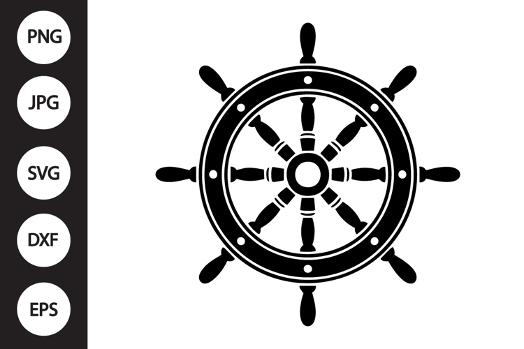  Ship Wheel SVGs Image 8